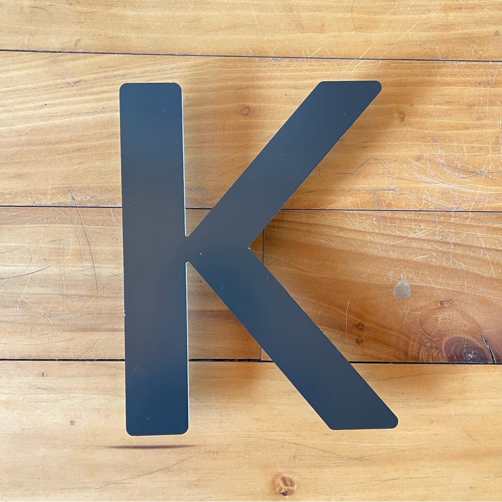 Large wall hanging letter K